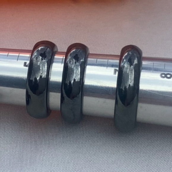 Solid Hematite Rings - Picture 3 of 5